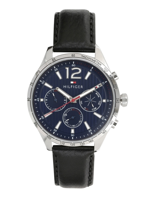 

Tommy Hilfiger Men Blue & Silver-Toned Analogue Watch TH1791468