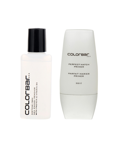 

ColorBar Women Set of Primer & Nail Enamel Remover, White