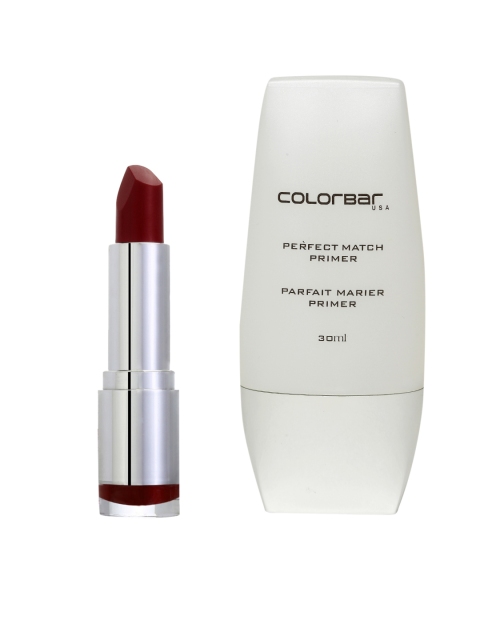 

ColorBar Women Primer & Lipstick Set, White