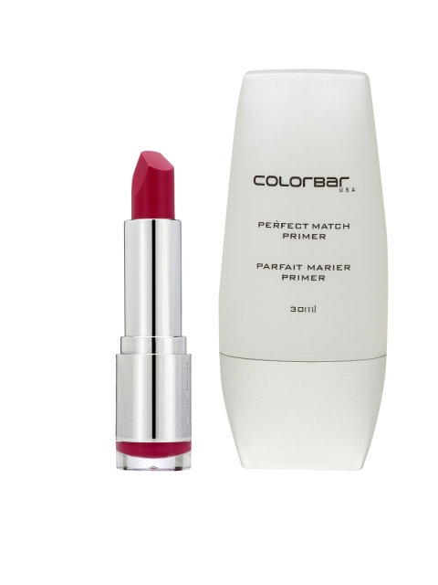 

ColorBar Women Primer & Lipstick Set, White