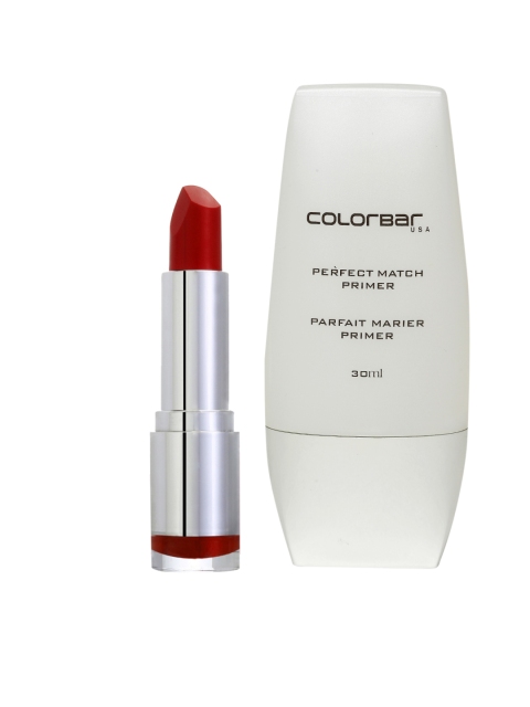 

ColorBar Women Primer & Lipstick Set, White