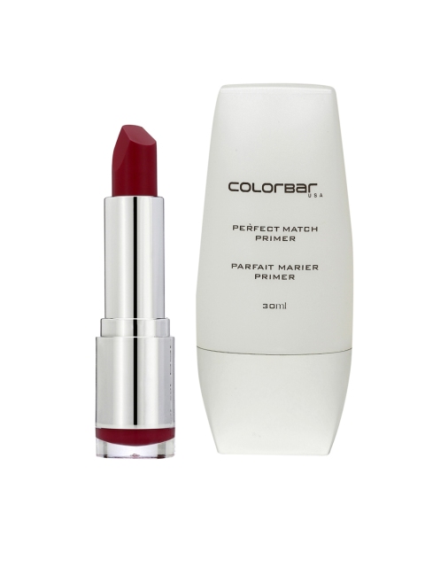 

ColorBar Women Primer & Lipstick Set, White