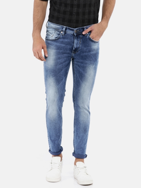 

SPYKAR Men Blue Skinny Fit Low-Rise Clean Look Stretchable Jeans