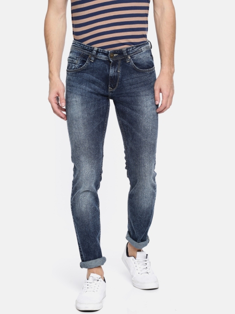 

SPYKAR Men Blue Slim Fit Low-Rise Clean Look Stretchable Jeans