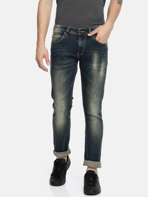 

SPYKAR Men Blue Skinny Fit Low-Rise Clean Look Stretchable Jeans