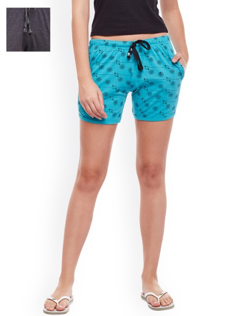 

VIMAL JONNEY Pack of 2 Lounge Shorts F7_NO.6_02, Grey