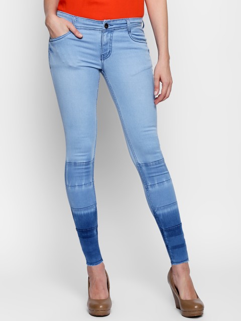 

High Star Women Blue Slim Fit Mid-Rise Clean Look Stretchable Jeans