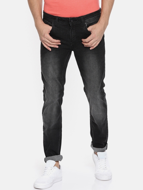 

Peter England Casuals Men Black Skinny Fit Low-Rise Clean Look Jeans