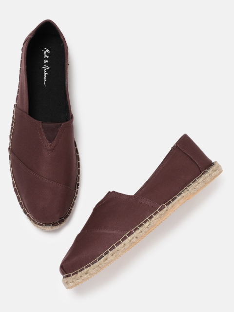 

Mast & Harbour Men Maroon Solid Toms Espadrilles