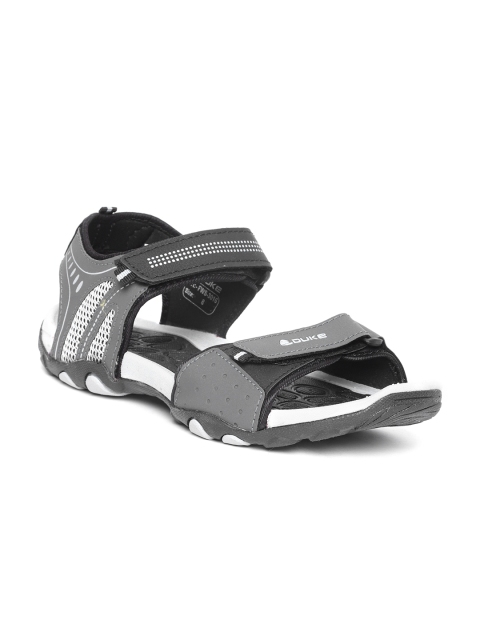 

Duke Men Grey Sports Sandals