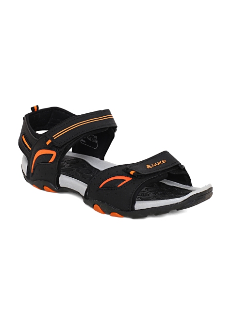

Duke Men Black Sports Sandals
