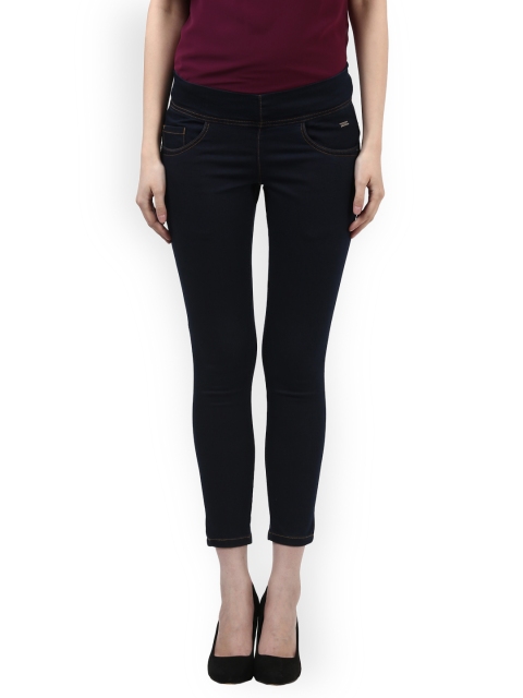 

Park Avenue Woman Blue Skinny Fit Mid-Rise Clean Look Stretchable Jeans