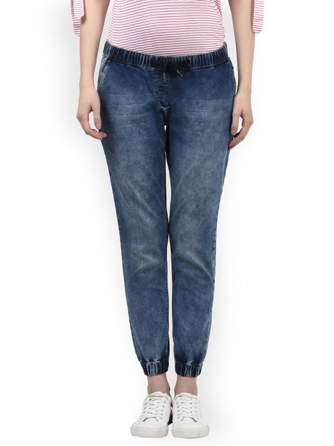 

Park Avenue Woman Blue Regular Fit Mid-Rise Clean Look Stretchable Jeans