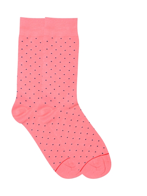 

Soxytoes Pink Patterened Above-Ankle Length Socks