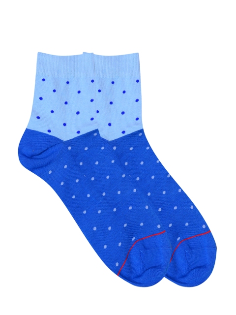 

Soxytoes Men Blue Patterned Ankle-Length Socks