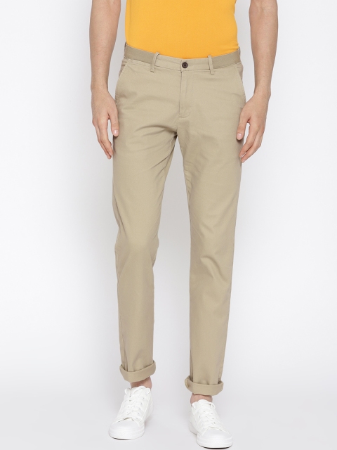 

Arrow Sport Men Beige Chrysler Regular Fit Solid Trousers