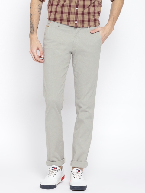 

Arrow Sport Men Grey Chrysler Regular Fit Self Design Regular Trousers