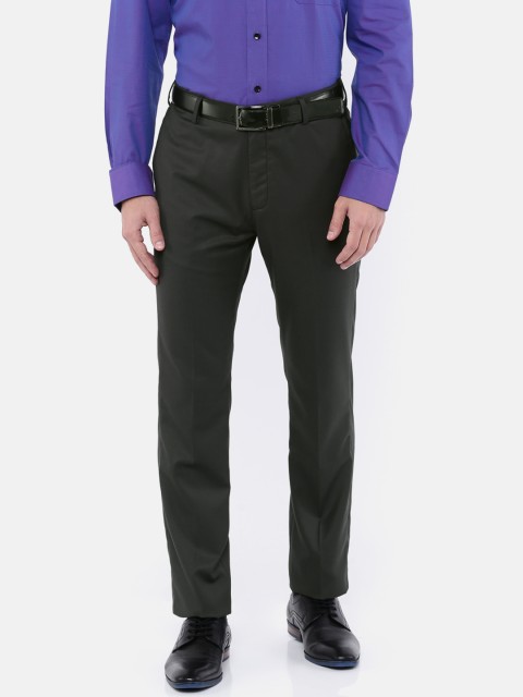 

Arrow Men Black Regular Fit Solid Formal Trousers