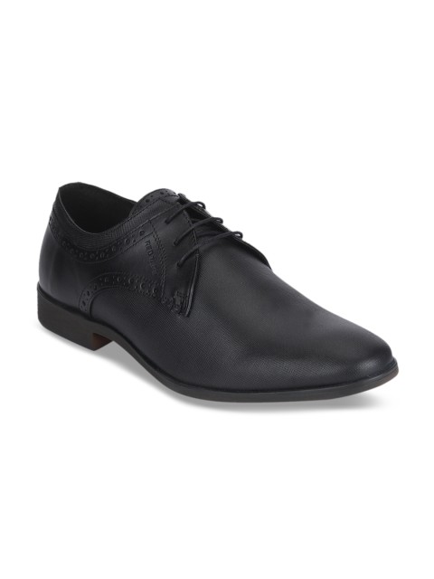 

Red Tape Men Black Formal Leather Derbys