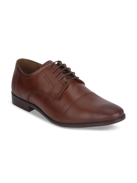 

Red Tape Men Brown Formal Leather Derbys