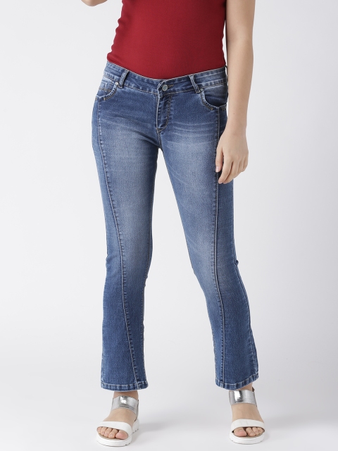 

Devis Women Blue Regular Fit Mid-Rise Clean Look Stretchable Jeans