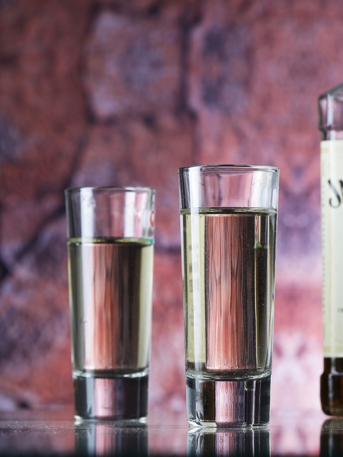 

Borgonovo Set of 6 Indro Vodka Shot Glass, Transparent