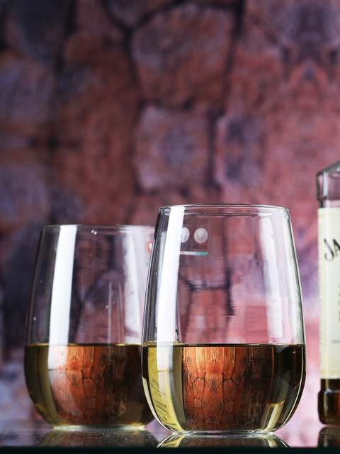 

Borgonovo Set of 6 Ducale Stemless Whisky Glasses, Transparent