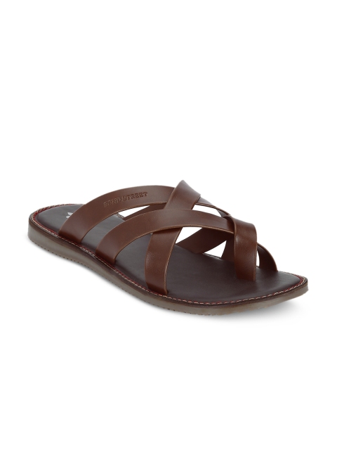 

Bond Street By Red Tape Men Brown Comfort Sandals