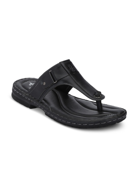 

Bond Street By Red Tape Men Black Comfort Sandals
