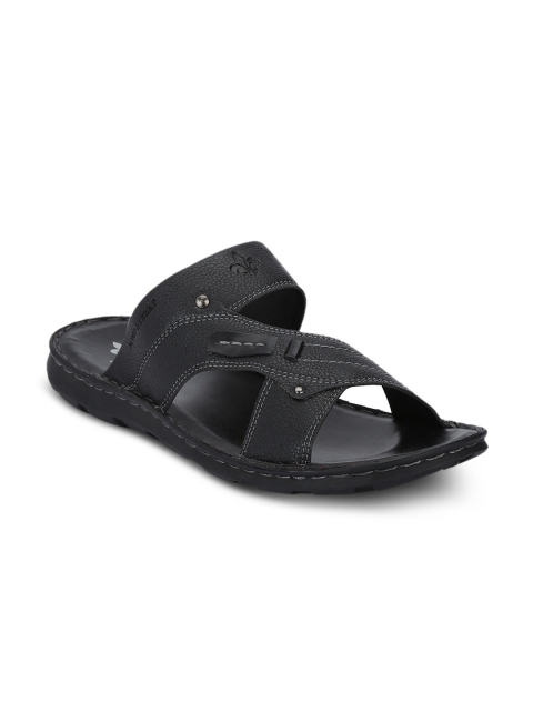 

Bond Street By Red Tape Men Black Comfort Sandals