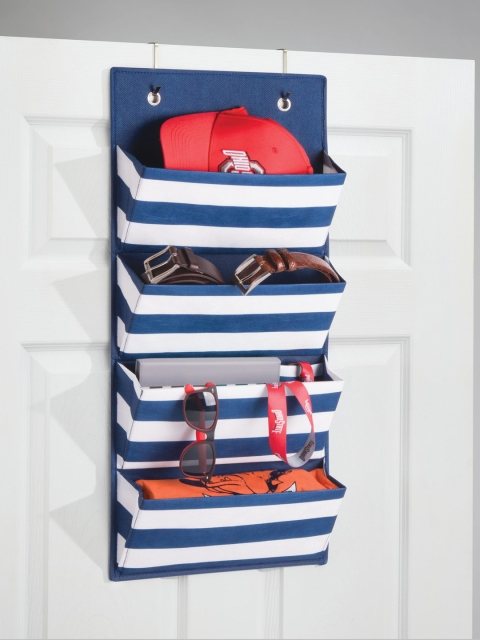 

InterDesign Navy Blue & White Polyester Multipurpose Organiser