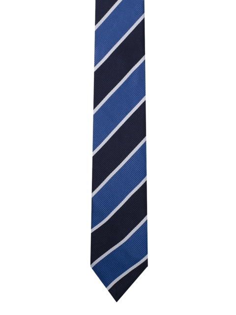 

Tossido Blue Woven Design Skinny Tie