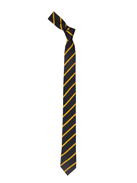 

Tossido Black & Yellow Striped Skinny Tie