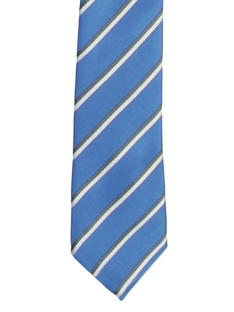 

Tossido Blue Woven Design Skinny Tie
