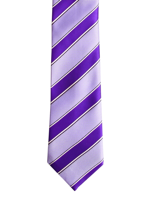 

Tossido Purple Woven Design Skinny Tie