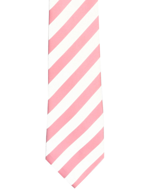 

Tossido Pink & White Woven Design Skinny Tie