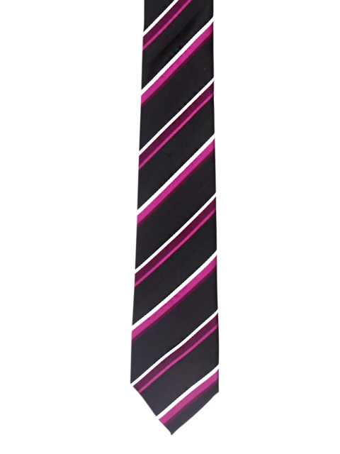 

Tossido Black Striped Skinny Tie