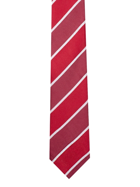 

Tossido Red Striped Skinny Tie