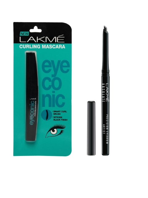 

Lakme Eyeconic Curling Mascara & Eyebrow Pencil, Black