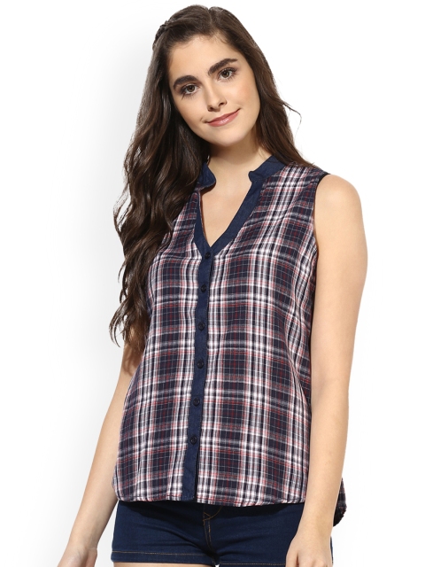 

LOVE GEN Women Multicoloured Regular Fit Checked Casual Shirt, Multi