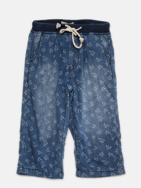 

RUFF Boys Blue Printed Regular Shorts