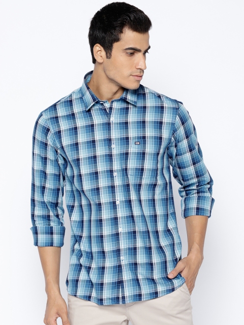 

Arrow Sport Men Blue Slim Fit Checked Casual Shirt