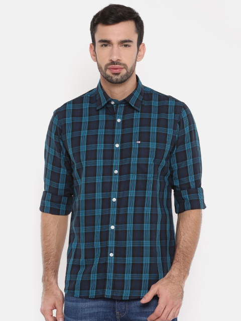 

Arrow Sport Men Blue Slim Fit Checked Casual Shirt