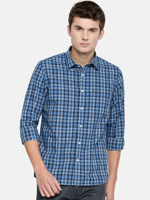 

Arrow Sport Men Blue Slim Fit Checked Casual Shirt