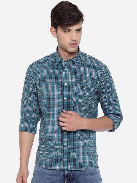 

Arrow Sport Men Blue Slim Fit Checked Casual Shirt
