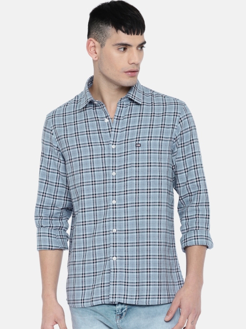 

Arrow Sport Men Blue Slim Fit Checked Casual Shirt