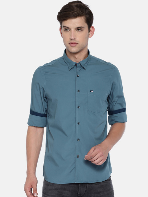 

Arrow Sport Men Blue Slim Fit Solid Casual Shirt