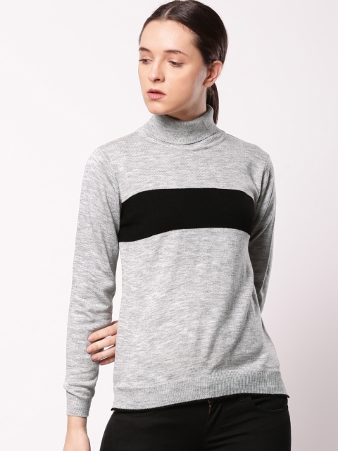 

ether Women Grey Pullover
