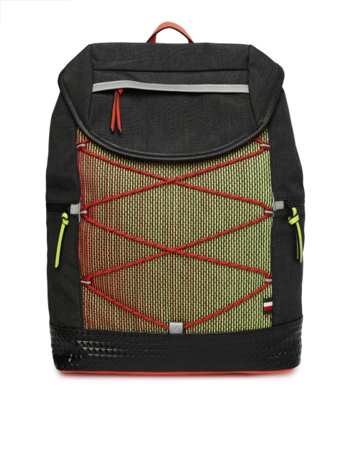 

ALDO Women Grey & Yellow Graphic Backpack