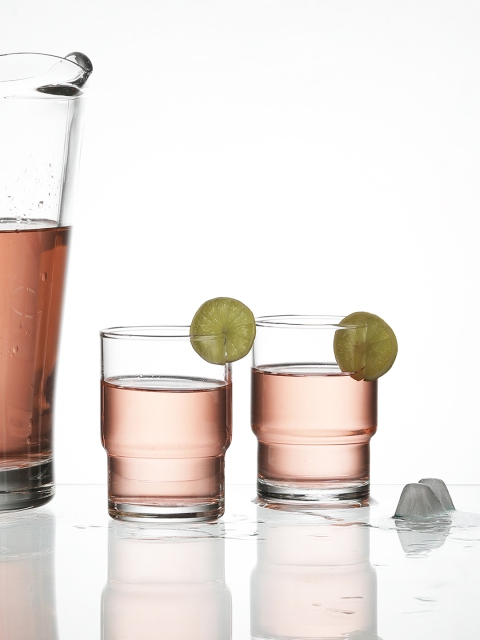 

Ocean Set of 6 Kasane Drinking Glasses, Transparent